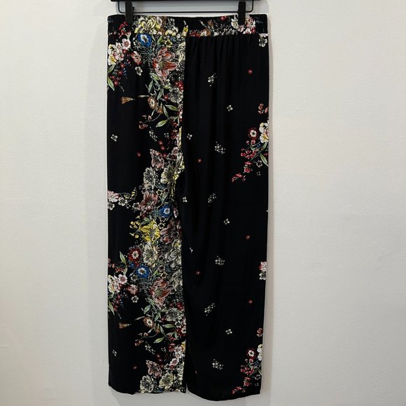 Eye of the Needle Floral Wide Leg Pants Size M - Picture 3 of 5